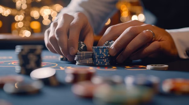 Multi-camera live dealer roulette table on rip3 app interface